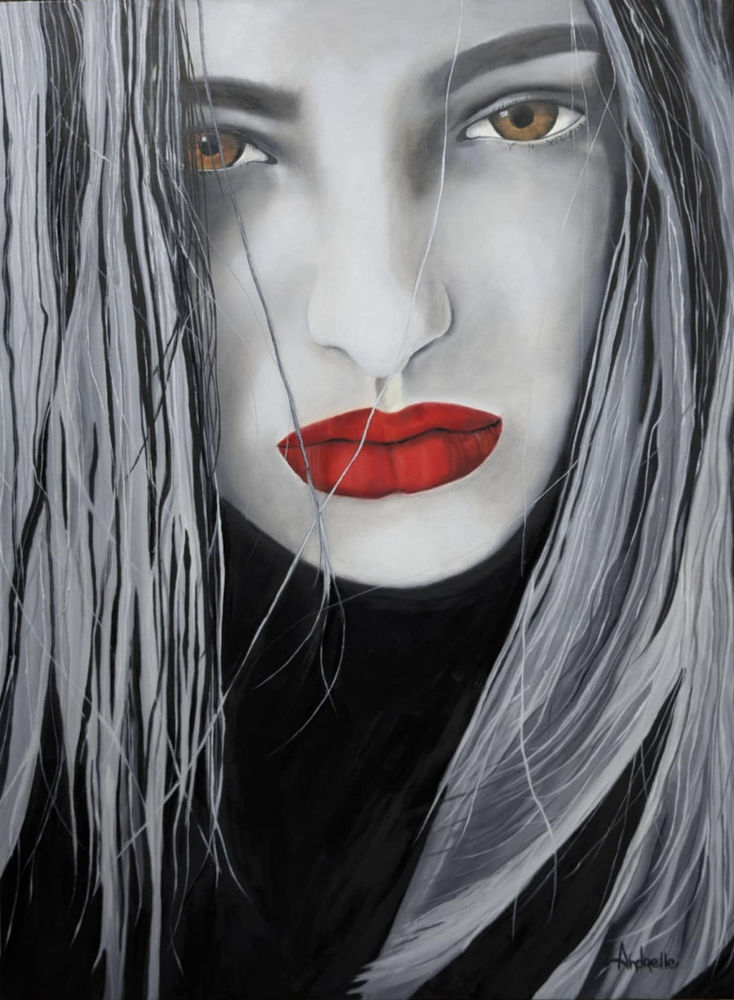 Anne-Marie - Huile sur toile - 48 x 36 po