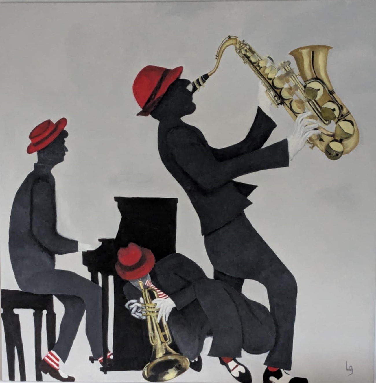 Blues! Jazz! - 30 po x 30 po