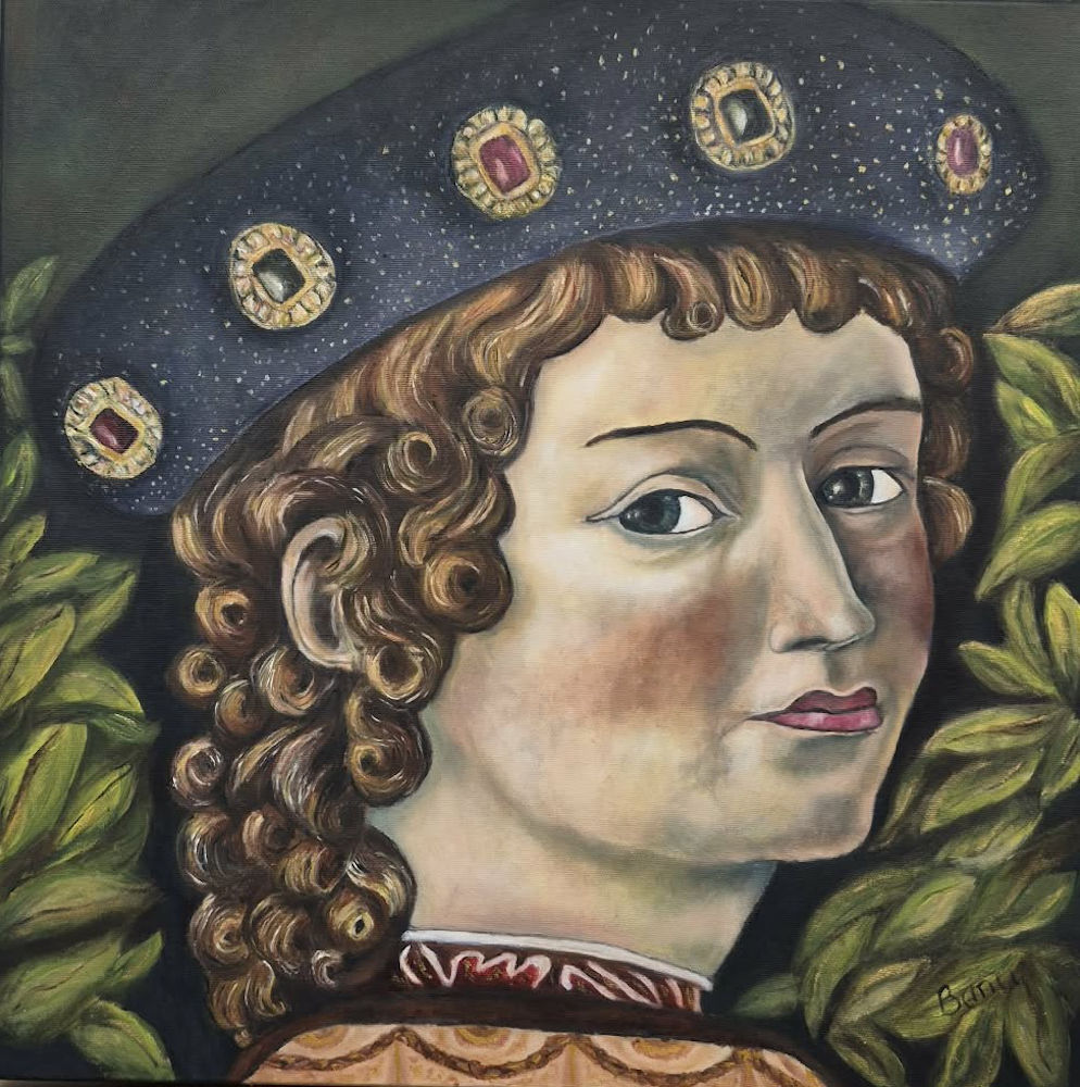 The Prince - Huile sur toile - 18po x 18po