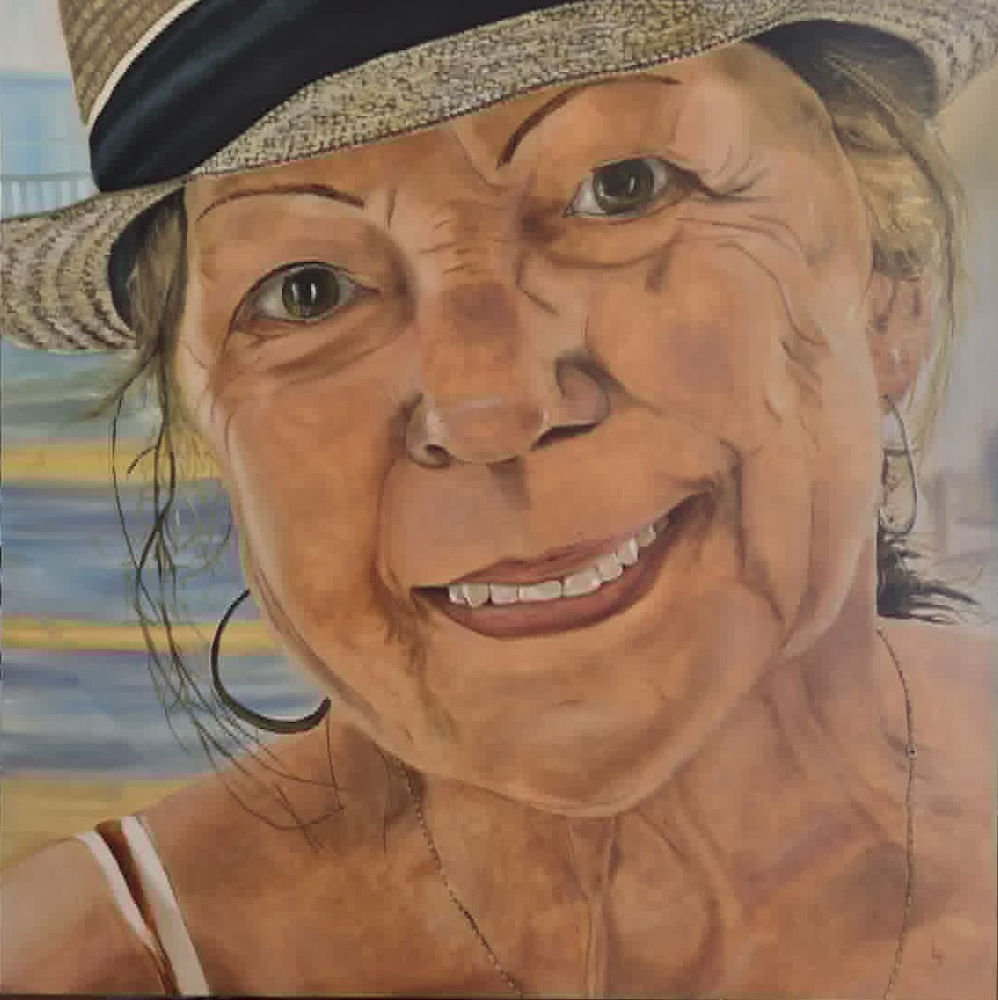 Sylvie - Huile sur toile - 30po x 30po